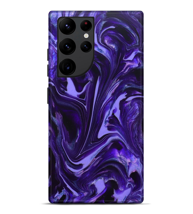 Galaxy S22 Ultra ResinArt Live Edge Phone Case - Karyn (Purple, 820707)