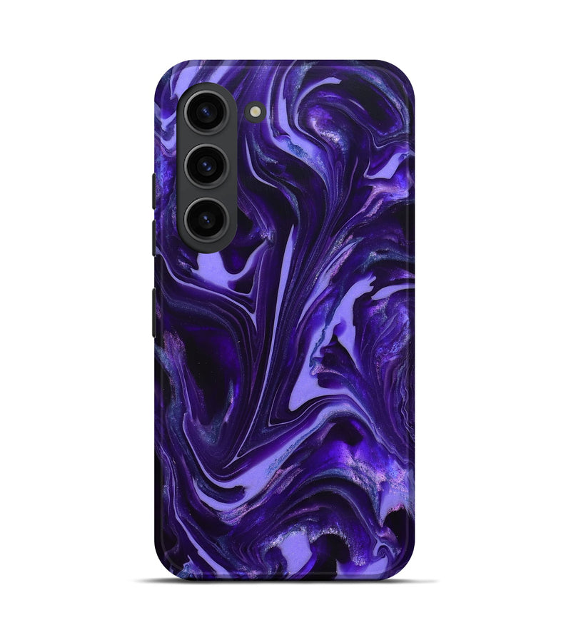 Galaxy S23 ResinArt Live Edge Phone Case - Karyn (Purple, 820707)