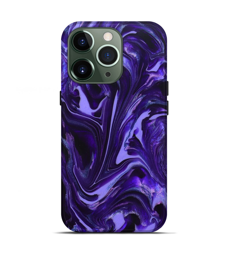 iPhone 13 Pro ResinArt Live Edge Phone Case - Karyn (Purple, 820707)