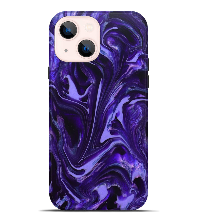 iPhone 14 Plus ResinArt Live Edge Phone Case - Karyn (Purple, 820707)