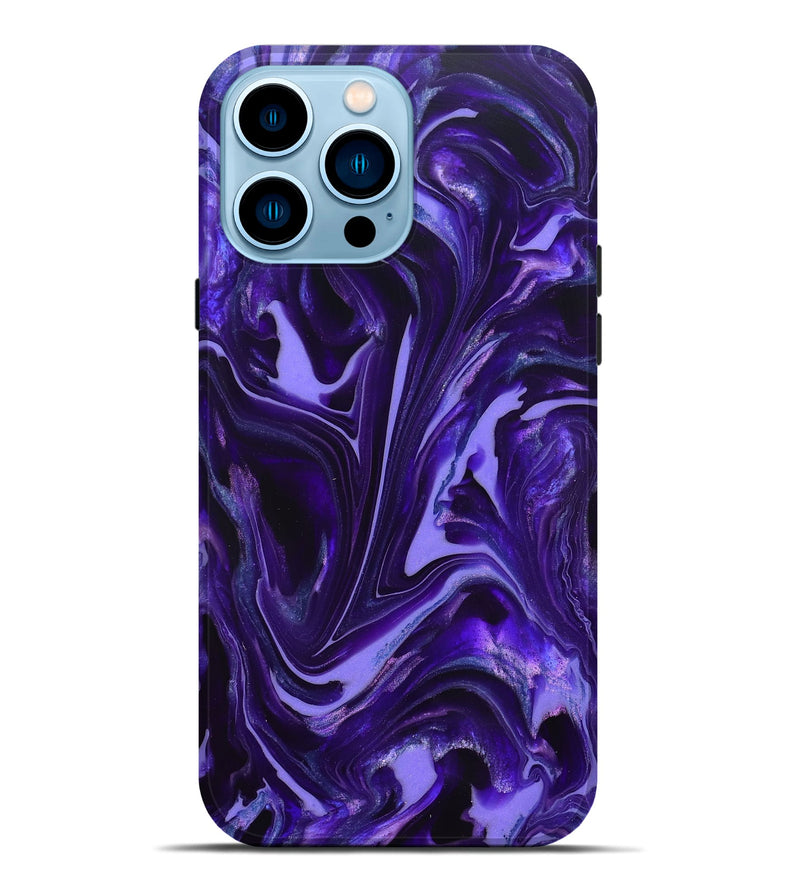 iPhone 14 Pro Max ResinArt Live Edge Phone Case - Karyn (Purple, 820707)