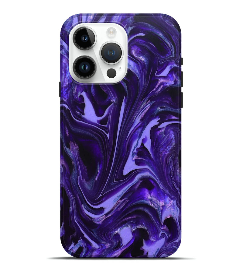 iPhone 15 Pro Max ResinArt Live Edge Phone Case - Karyn (Purple, 820707)