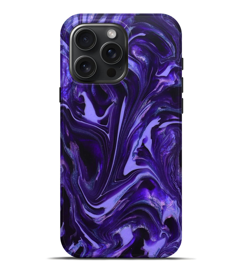 iPhone 16 Pro Max ResinArt Live Edge Phone Case - Karyn (Purple, 820707)