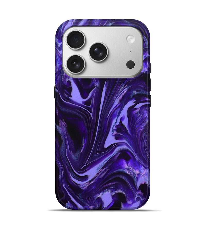 iPhone 17 Pro ResinArt Live Edge Phone Case - Karyn (Purple, 820707)