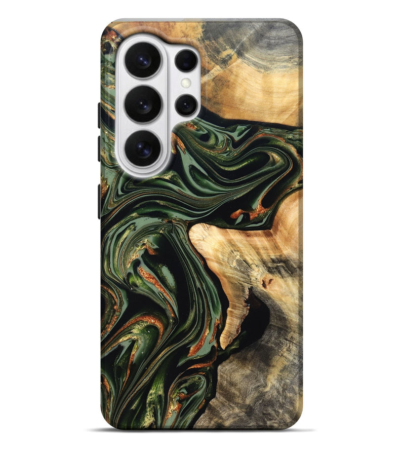 Galaxy S26 Ultra Wood Live Edge Phone Case - Duncan (Green, 820710)