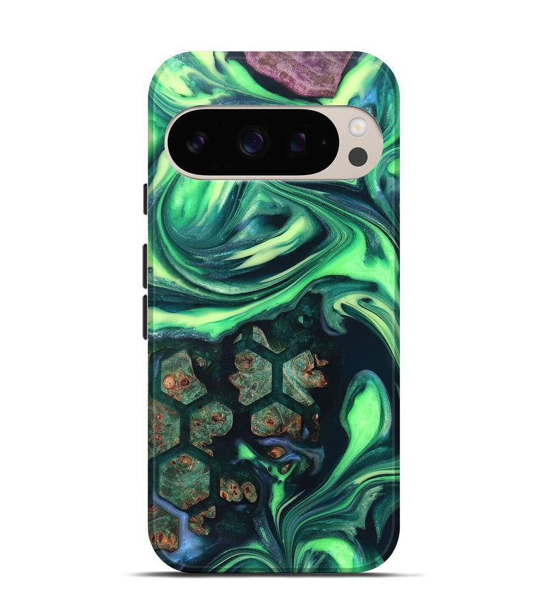 Pixel 10 Wood Live Edge Phone Case - Judge (Neon, 820712)