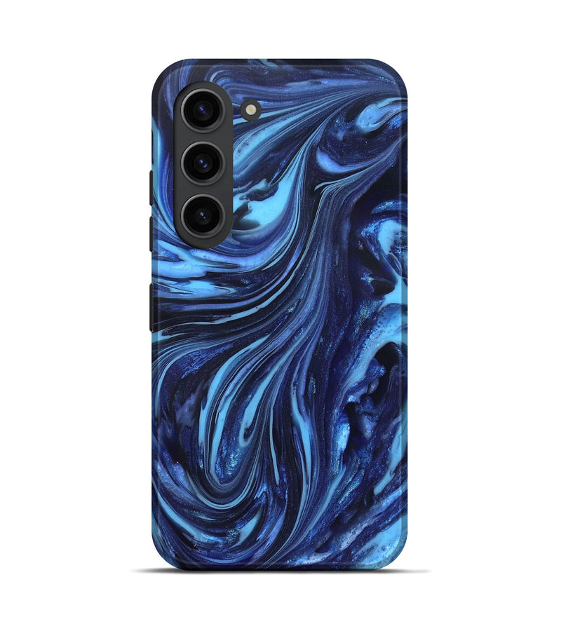 Galaxy S23 ResinArt Live Edge Phone Case - Aiyana (Blue, 820716)
