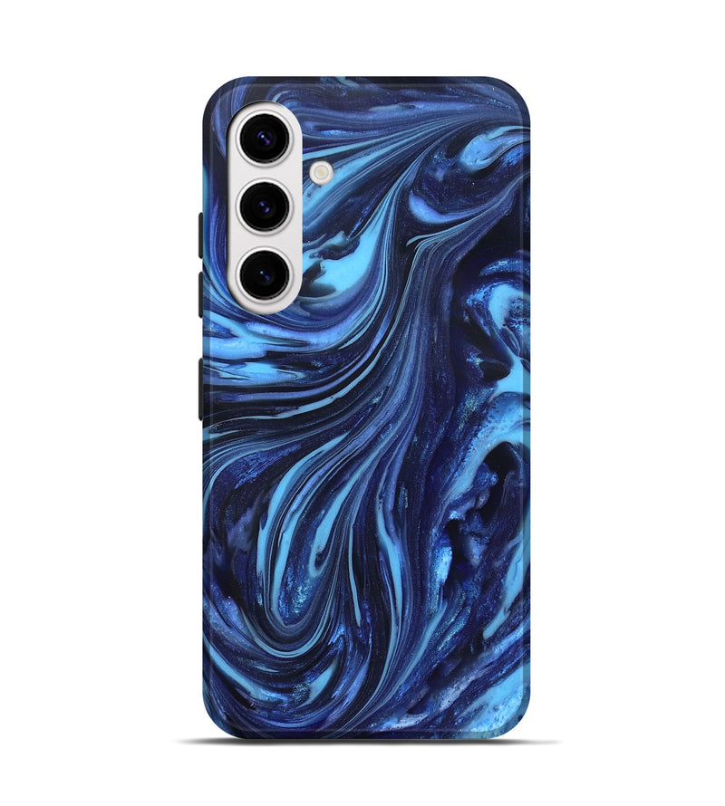Galaxy S25 ResinArt Live Edge Phone Case - Aiyana (Blue, 820716)