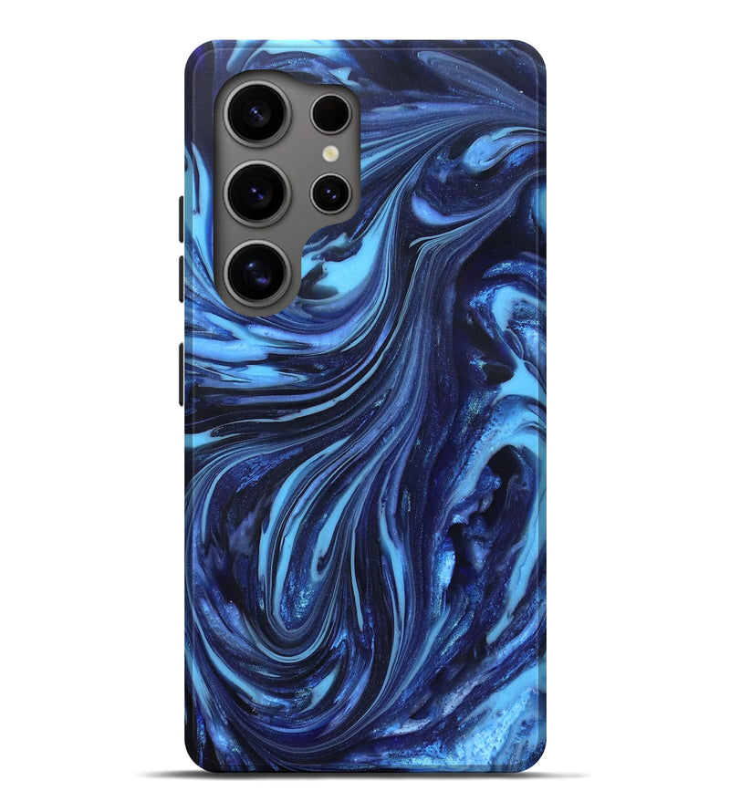 Galaxy S25 Ultra ResinArt Live Edge Phone Case - Aiyana (Blue, 820716)