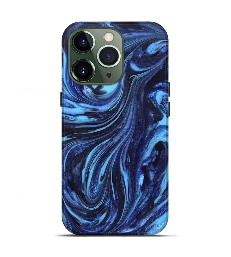 iPhone 13 Pro ResinArt Live Edge Phone Case - Aiyana (Blue, 820716)