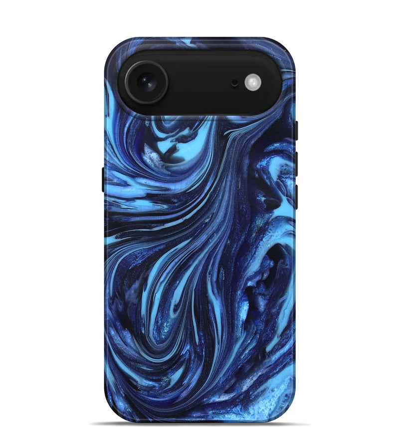 iPhone 17 Air ResinArt Live Edge Phone Case - Aiyana (Blue, 820716)