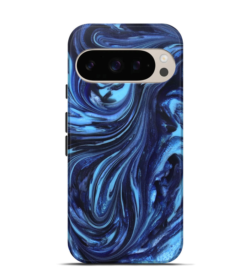 Pixel 10 Pro ResinArt Live Edge Phone Case - Aiyana (Blue, 820716)