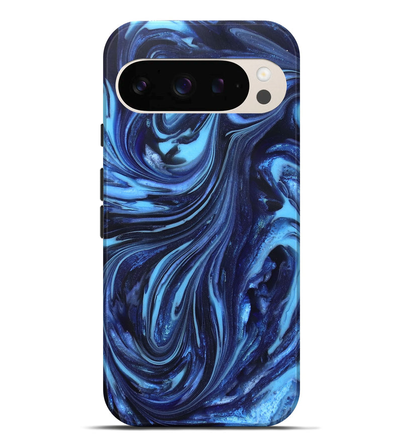Pixel 10 Pro XL ResinArt Live Edge Phone Case - Aiyana (Blue, 820716)