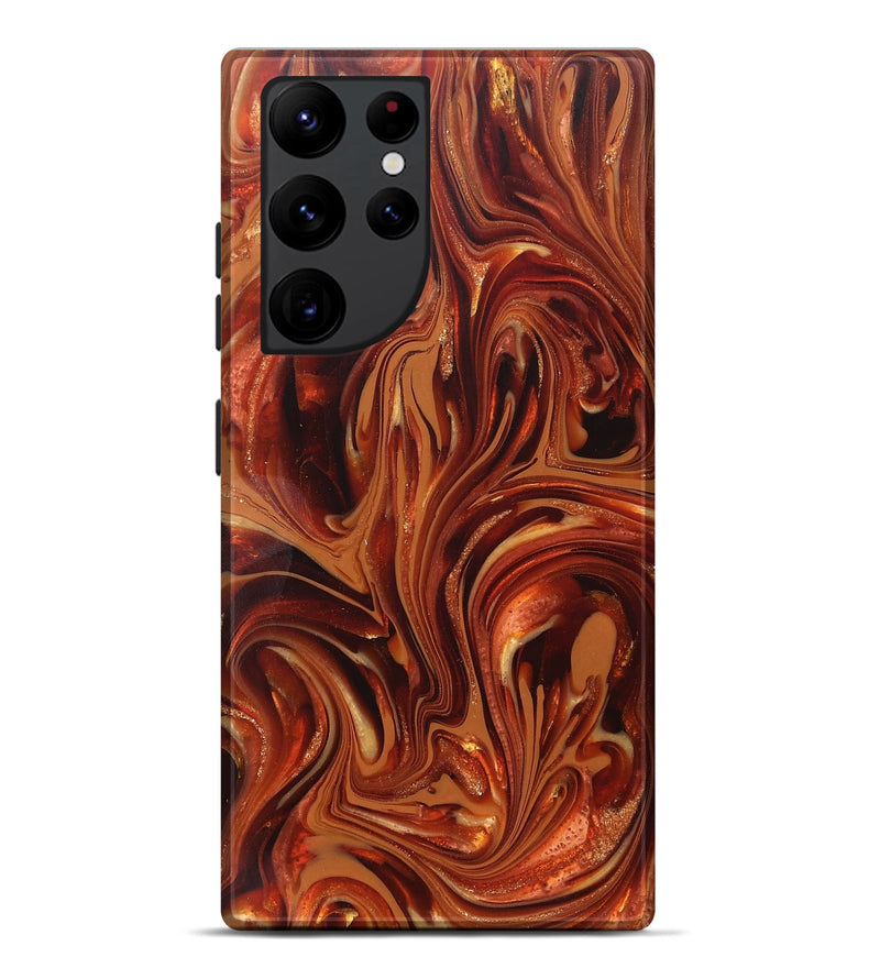 Galaxy S22 Ultra ResinArt Live Edge Phone Case - Stan (Ancient Olive, 820717)