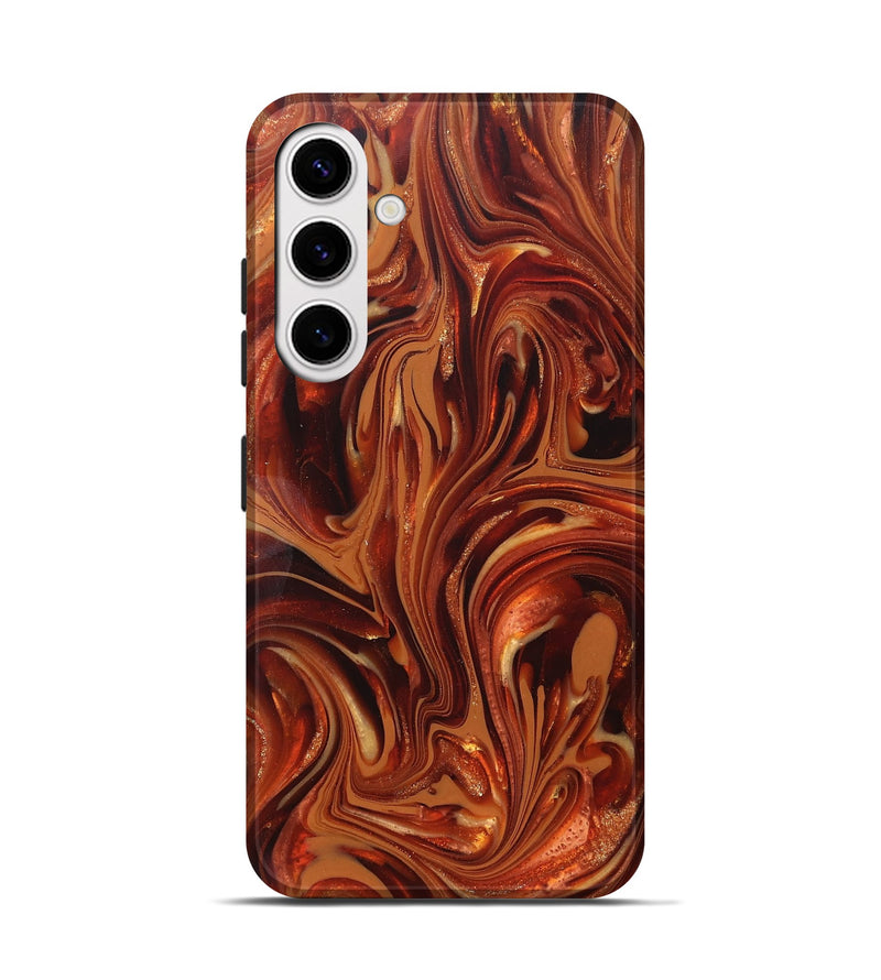 Galaxy S25 ResinArt Live Edge Phone Case - Stan (Ancient Olive, 820717)