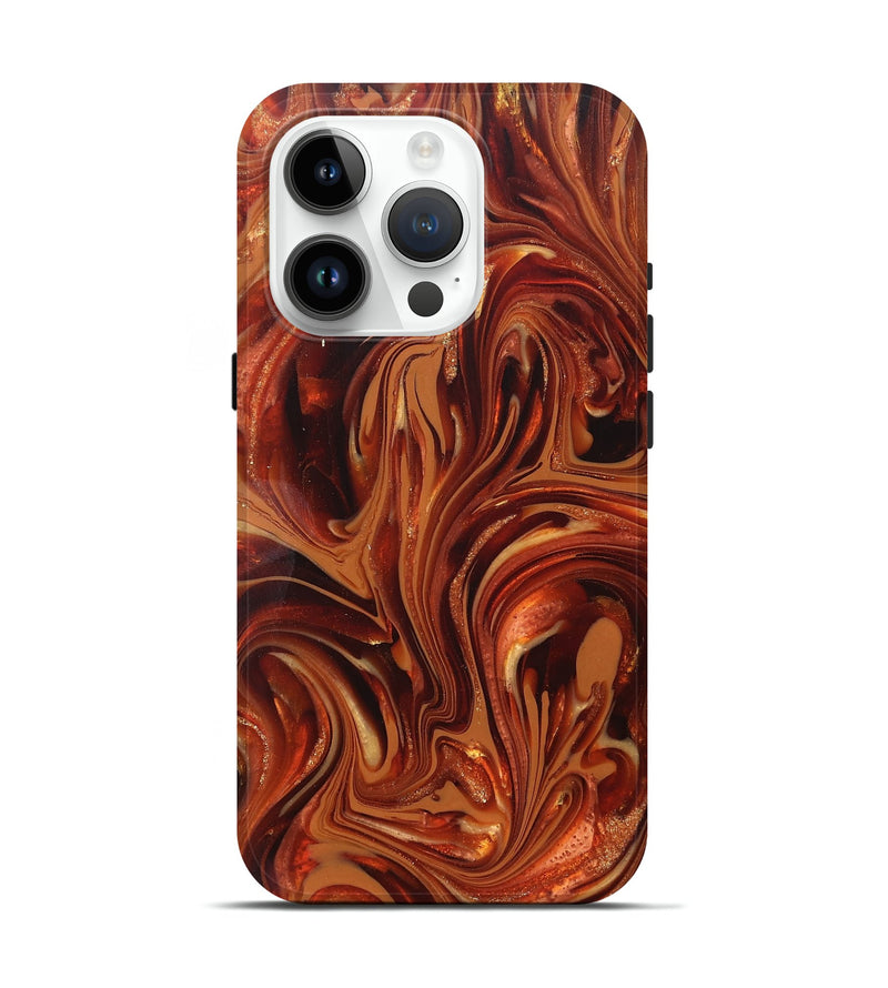 iPhone 15 Pro ResinArt Live Edge Phone Case - Stan (Ancient Olive, 820717)