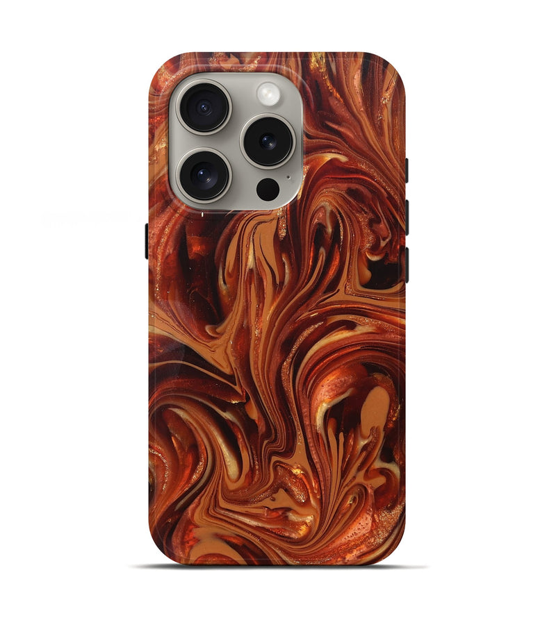 iPhone 16 Pro ResinArt Live Edge Phone Case - Stan (Ancient Olive, 820717)