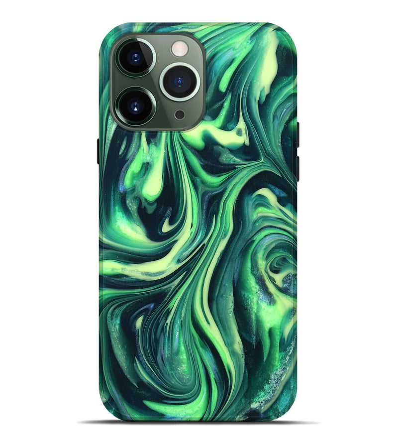 iPhone 13 Pro Max ResinArt Live Edge Phone Case - Cori (Neon, 820719)