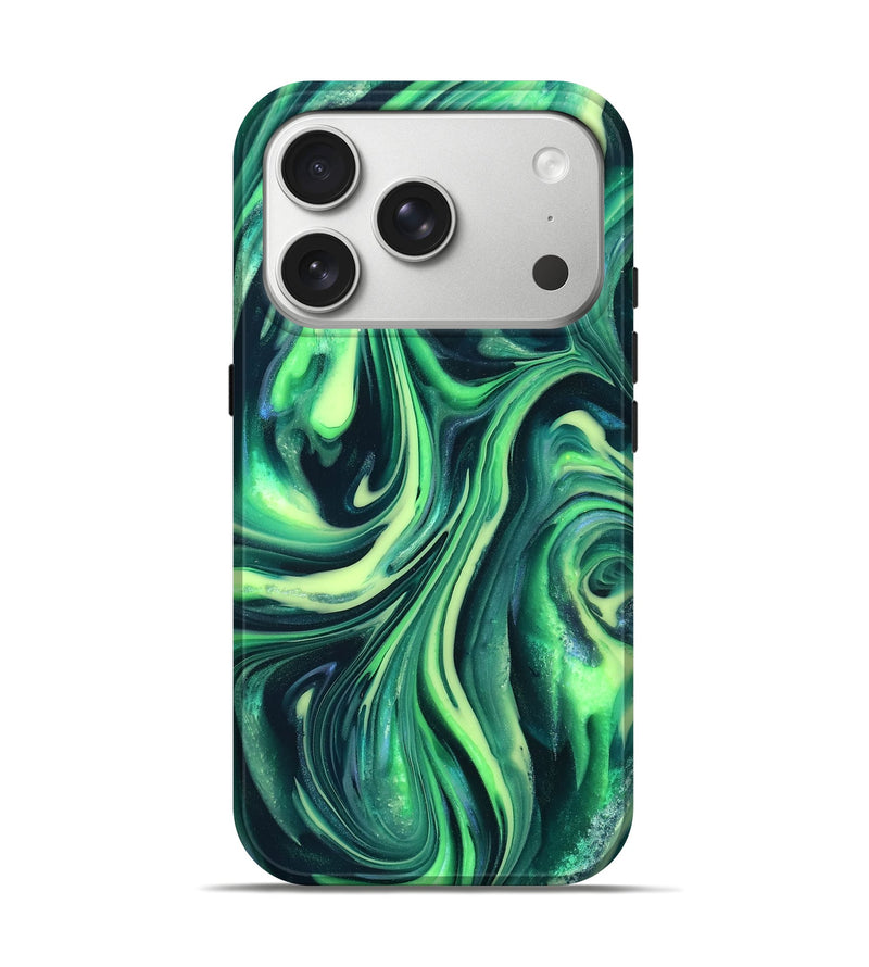 iPhone 17 Pro ResinArt Live Edge Phone Case - Cori (Neon, 820719)
