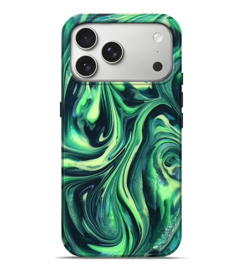 iPhone 17 Pro Max ResinArt Live Edge Phone Case - Cori (Neon, 820719)