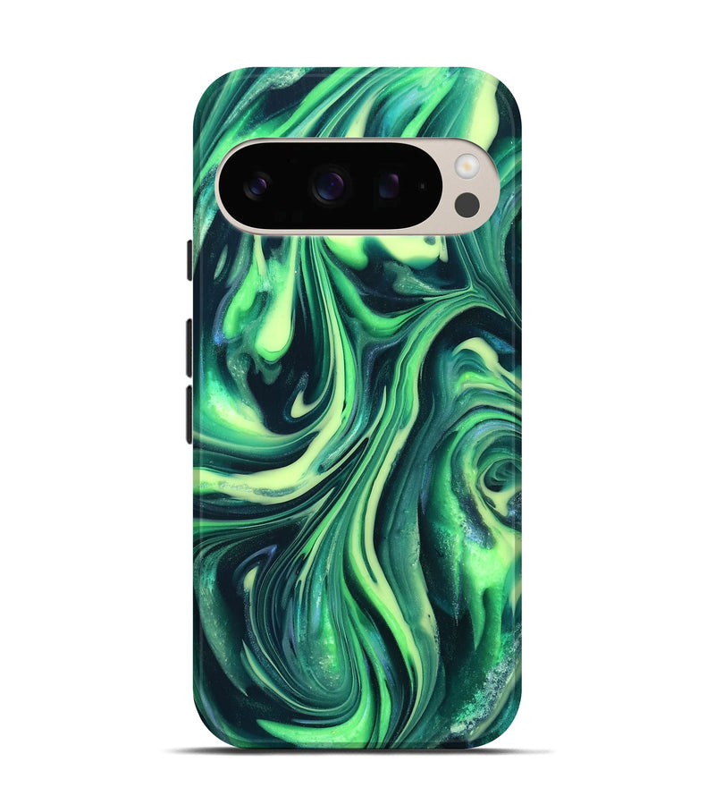 Pixel 10 ResinArt Live Edge Phone Case - Cori (Neon, 820719)