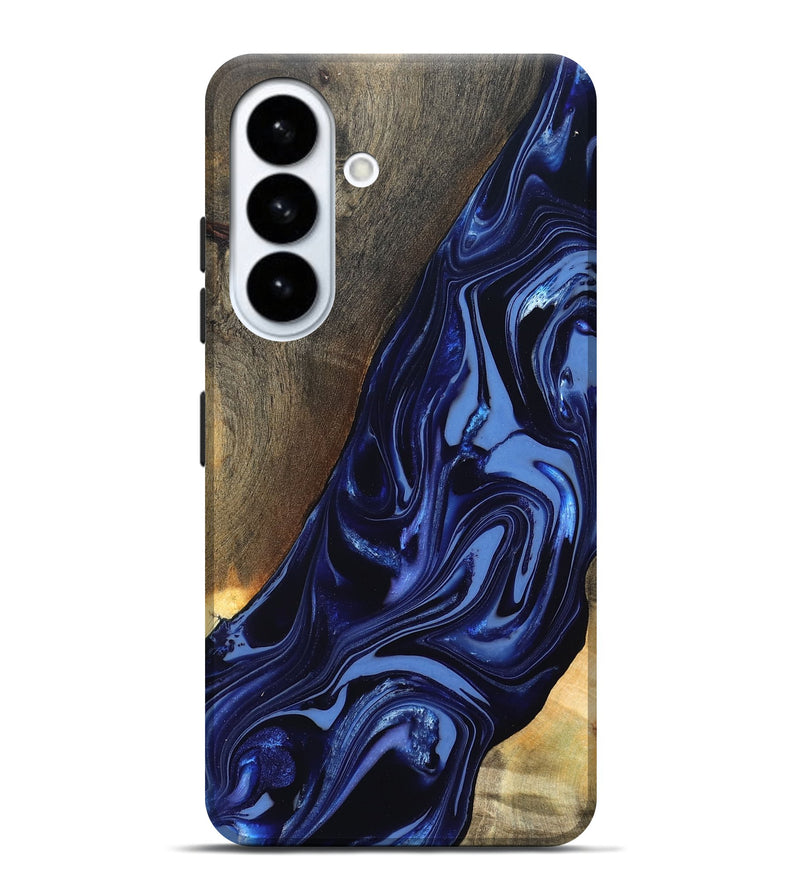 Galaxy S26 Plus Wood Live Edge Phone Case - Russel (Blue, 820721)