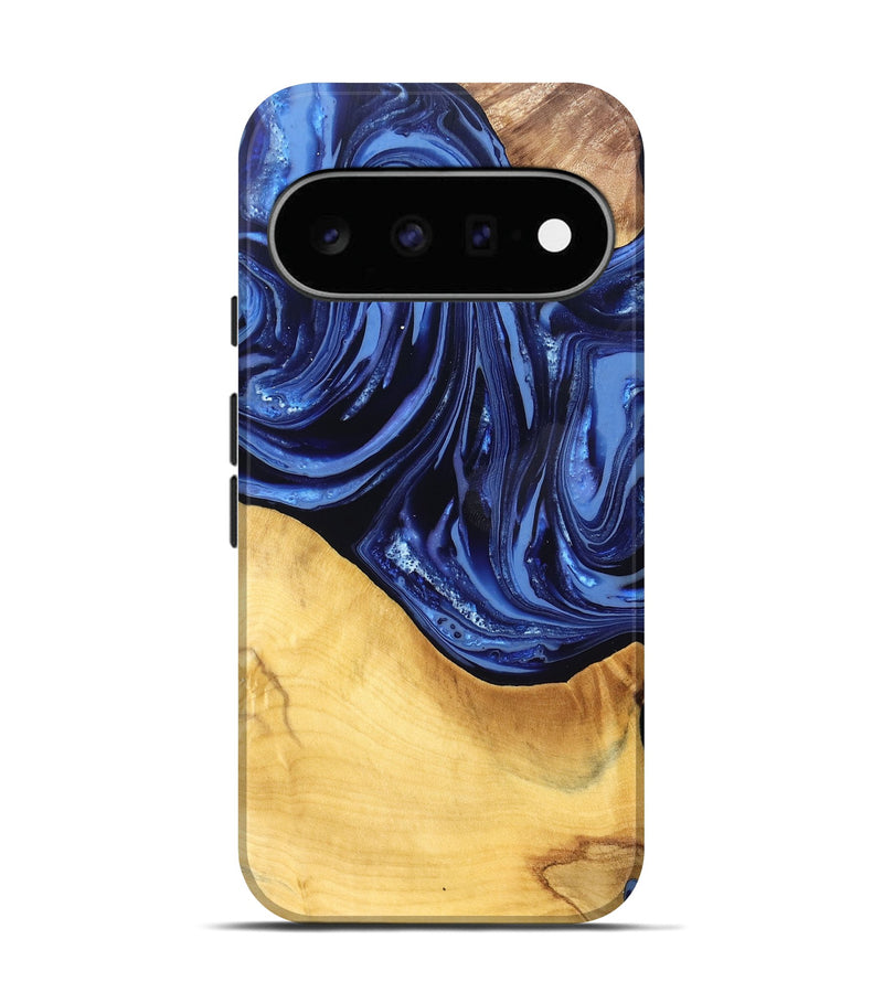 Pixel 11 Wood Live Edge Phone Case - Reina (Blue, 820725)