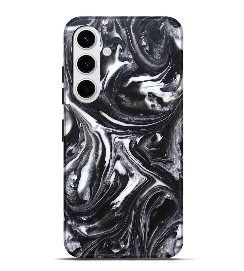 Galaxy S25 Plus ResinArt Live Edge Phone Case - Doyle (Black & White, 820727)