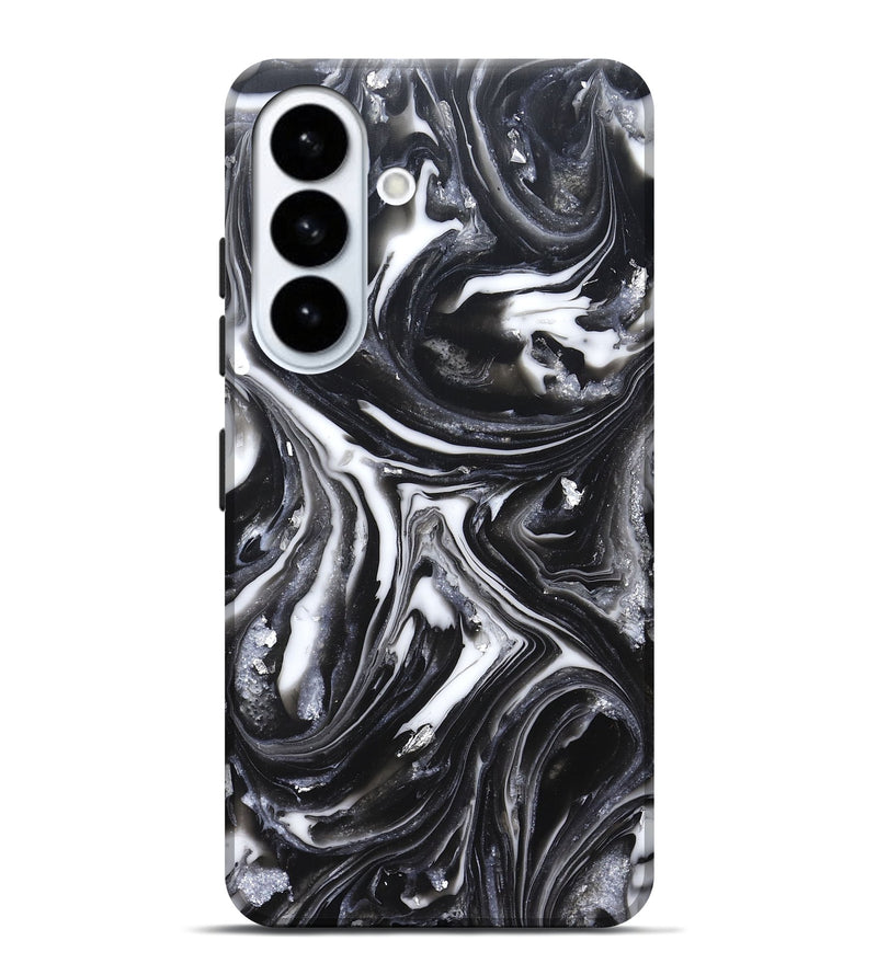 Galaxy S26 Plus ResinArt Live Edge Phone Case - Doyle (Black & White, 820727)