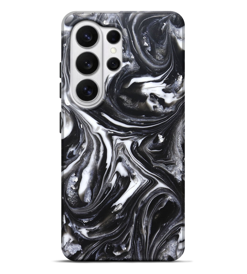Galaxy S26 Ultra ResinArt Live Edge Phone Case - Doyle (Black & White, 820727)