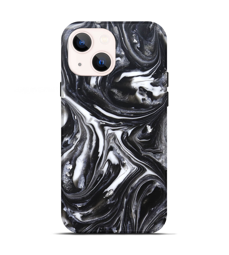 iPhone 13 ResinArt Live Edge Phone Case - Doyle (Black & White, 820727)