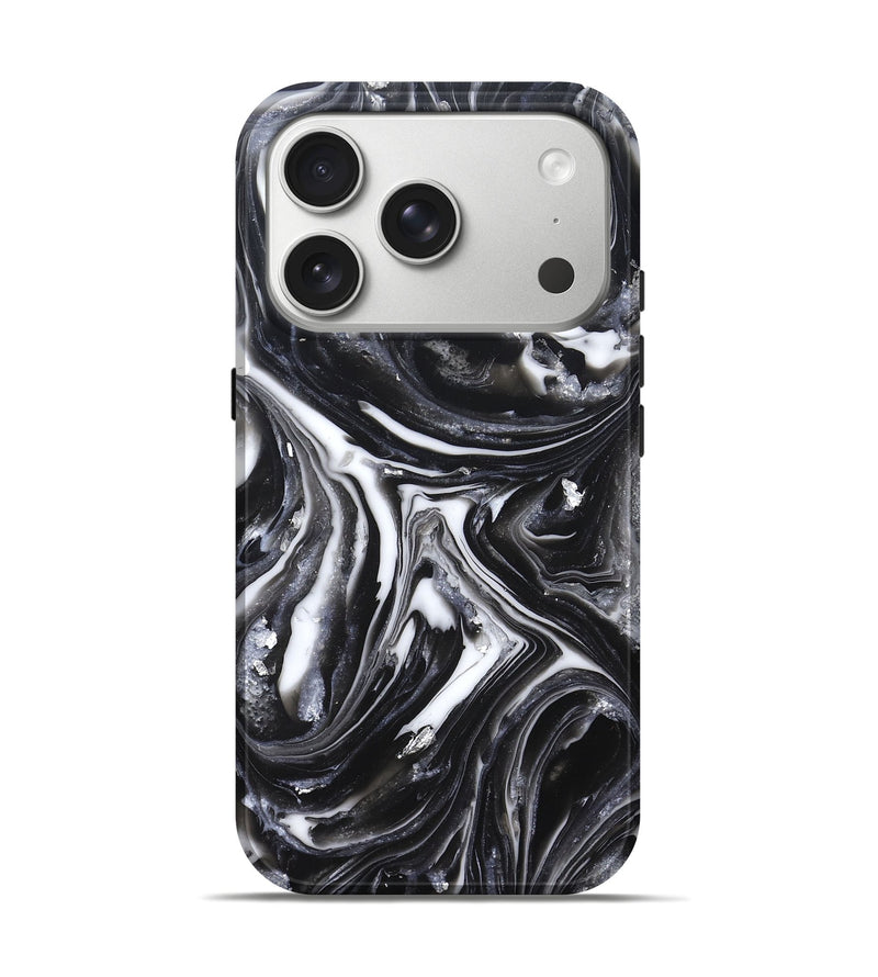 iPhone 17 Pro ResinArt Live Edge Phone Case - Doyle (Black & White, 820727)