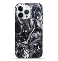 iPhone 15 Pro Max ResinArt Live Edge Phone Case - Araya (Black & White, 820730)