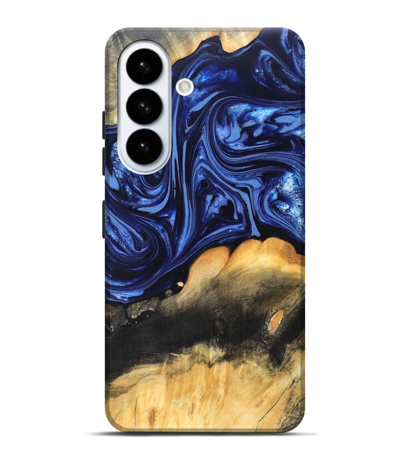 Galaxy S26 Plus Wood Live Edge Phone Case - Emir (Blue, 820733)