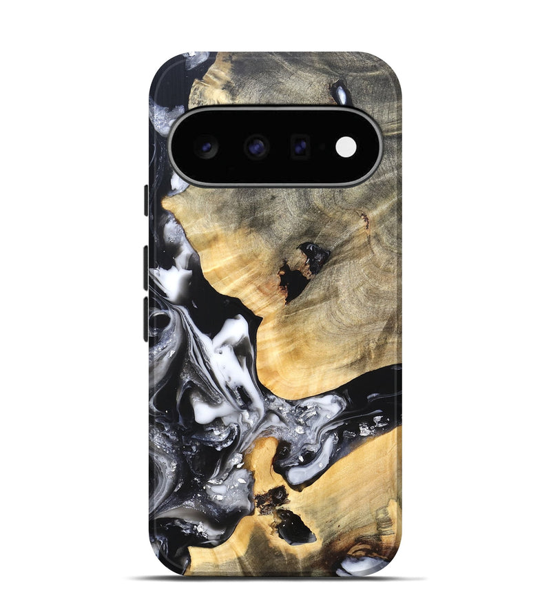 Pixel 11 Wood Live Edge Phone Case - Belen (Black & White, 820738)