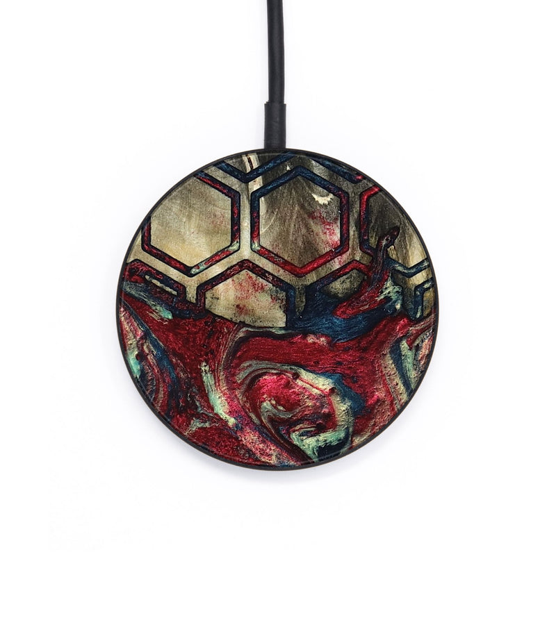 Circle Wood Wireless Charger - Inaya (Pattern, 820745)