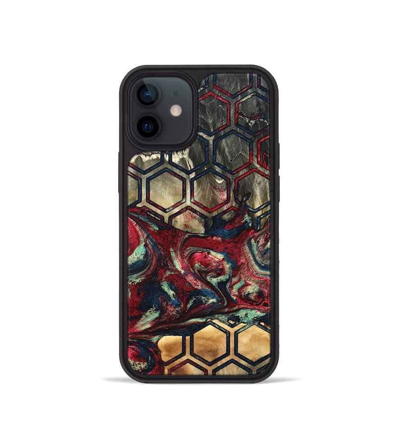 iPhone 12 mini Wood Phone Case - Inaya (Pattern, 820745)