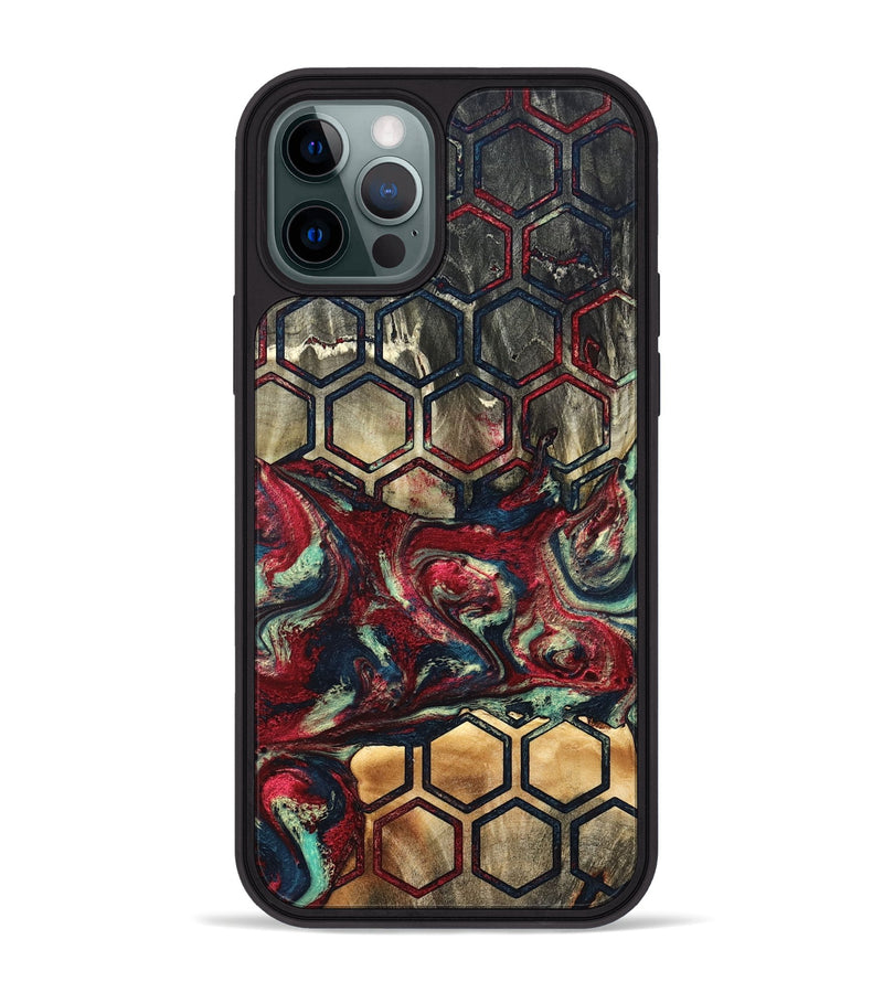 iPhone 12 Pro Max Wood Phone Case - Inaya (Pattern, 820745)