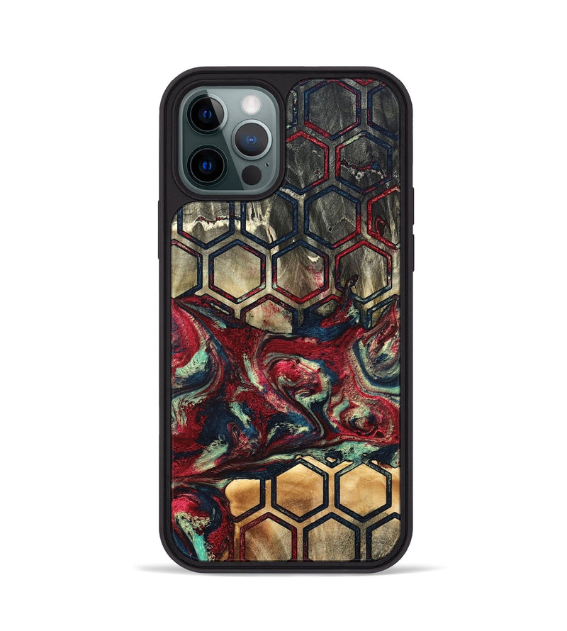 iPhone 12 Pro Wood Phone Case - Inaya (Pattern, 820745)
