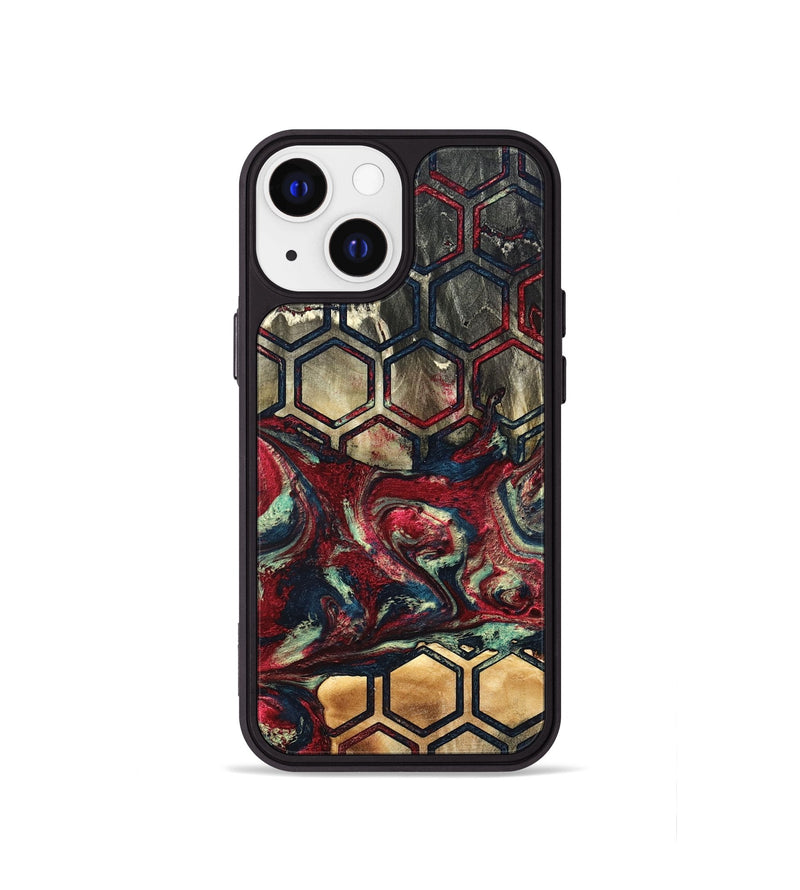 iPhone 13 mini Wood Phone Case - Inaya (Pattern, 820745)