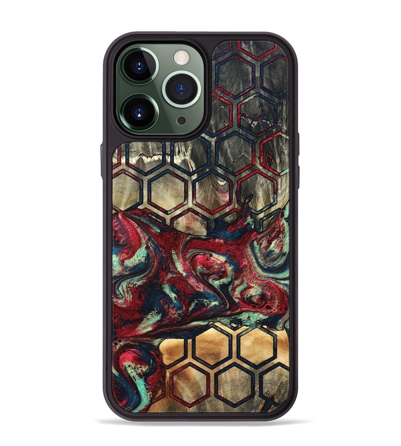 iPhone 13 Pro Max Wood Phone Case - Inaya (Pattern, 820745)