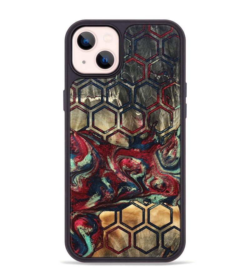 iPhone 14 Plus Wood Phone Case - Inaya (Pattern, 820745)