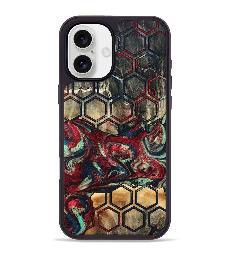 iPhone 16 Plus Wood Phone Case - Inaya (Pattern, 820745)