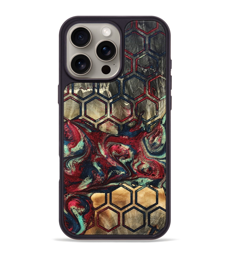iPhone 16 Pro Max Wood Phone Case - Inaya (Pattern, 820745)