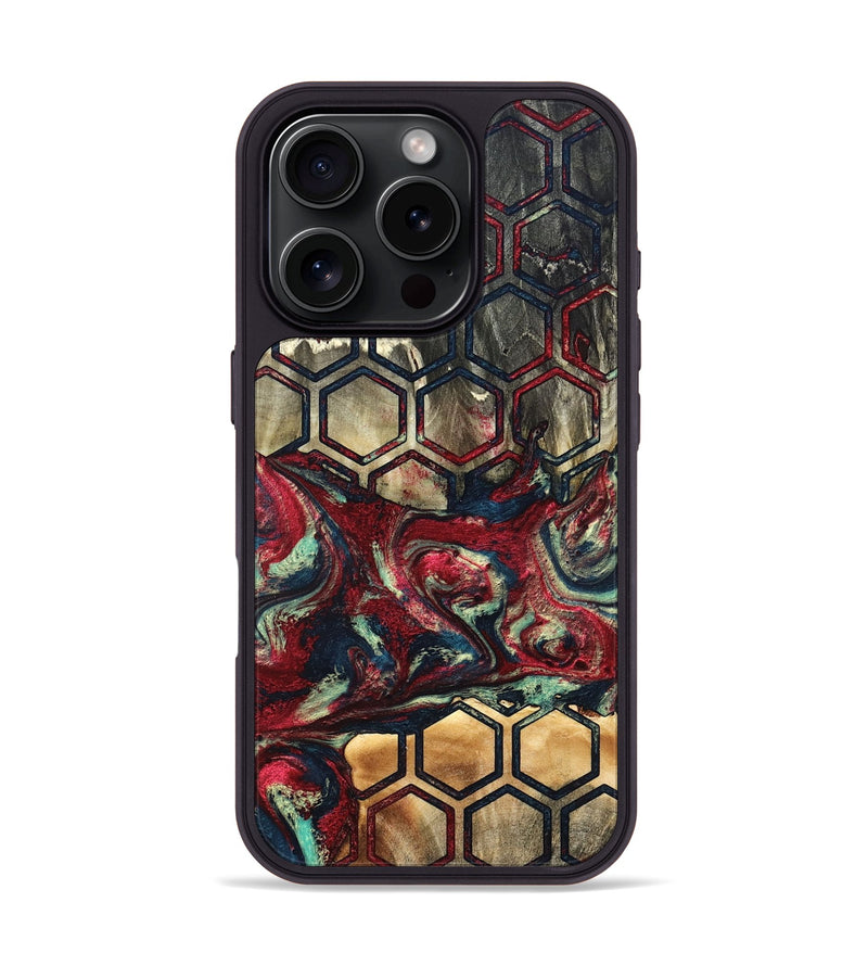 iPhone 16 Pro Wood Phone Case - Inaya (Pattern, 820745)
