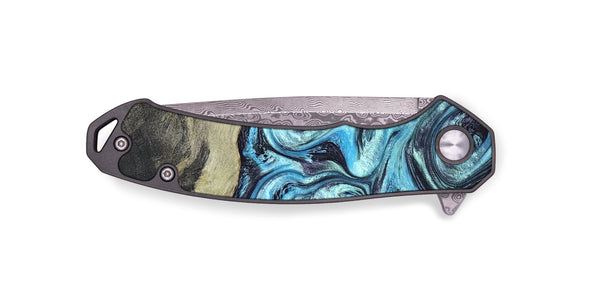 EDC Wood Pocket Knife - Ayan (Blue, 820748)