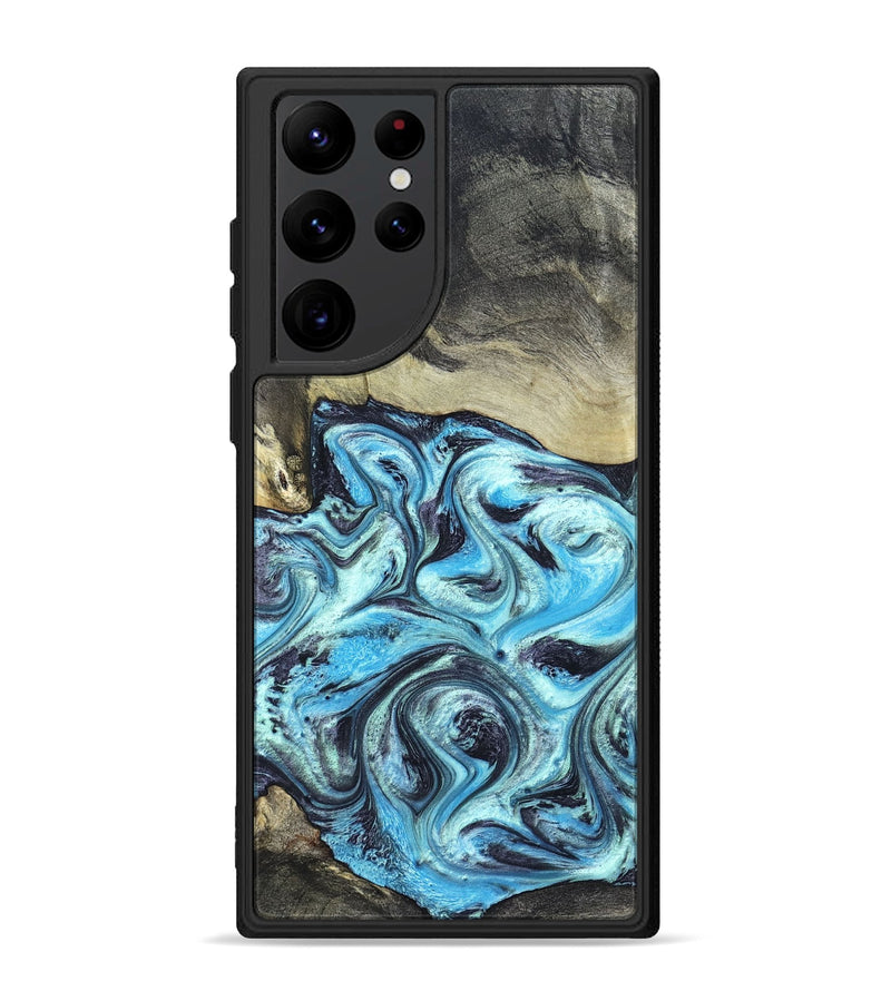Galaxy S22 Ultra Wood Phone Case - Ayan (Blue, 820748)