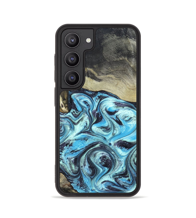 Galaxy S23 Wood Phone Case - Ayan (Blue, 820748)