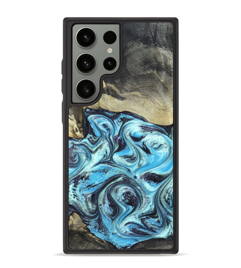 Galaxy S23 Ultra Wood Phone Case - Ayan (Blue, 820748)