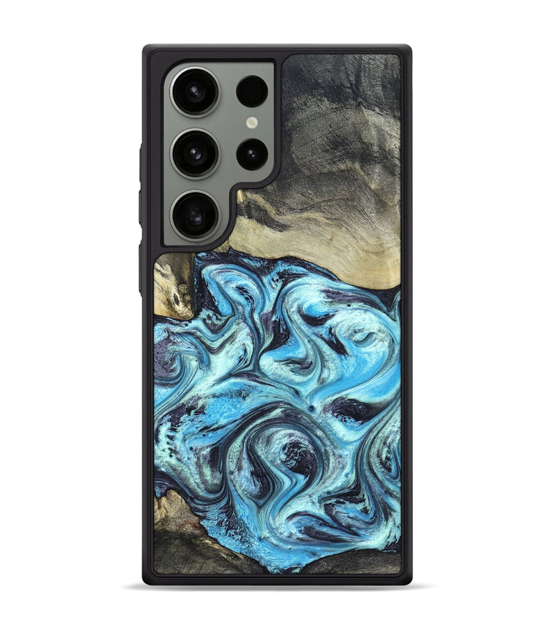 Galaxy S24 Ultra Wood Phone Case - Ayan (Blue, 820748)